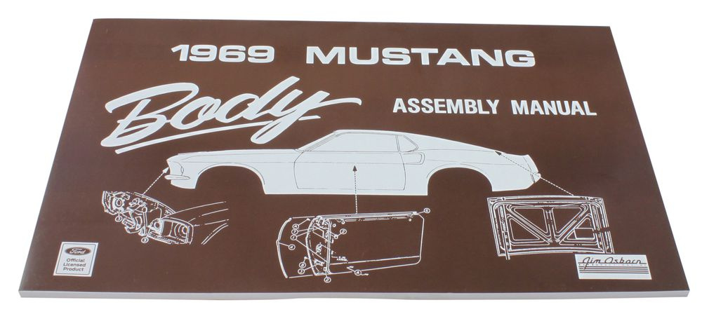 Verkstadsbok Karosseri Mustang 1969