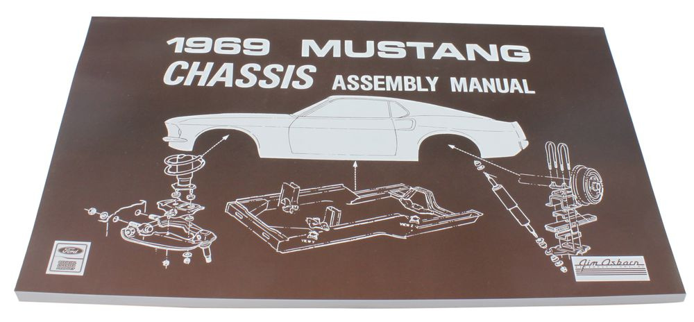 Verkstadsbok Chassi Mustang 1969/Cougar