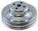 Pulley water pump 289 2-groove chrome