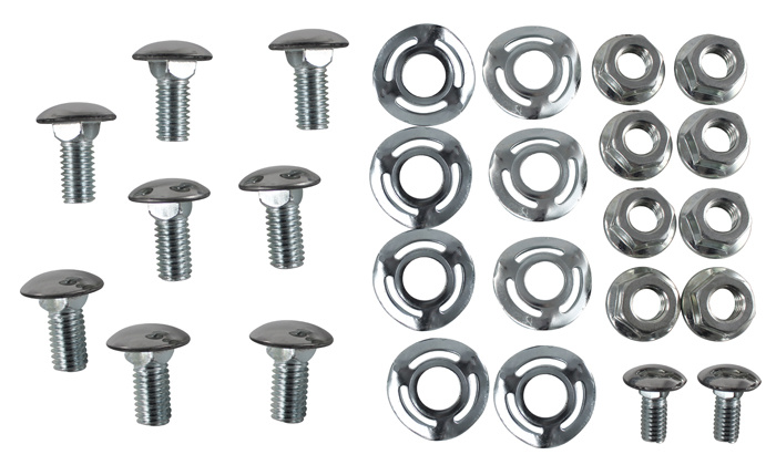 Deluxe bumper bolt kit 65-70