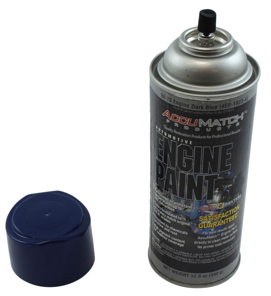 Engine paint Ford dark blue spray
