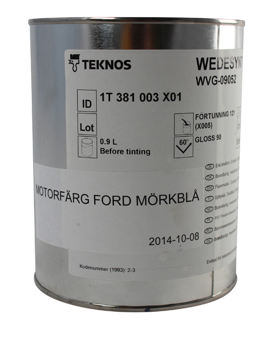 Motorf�rg Ford m�rkbl�