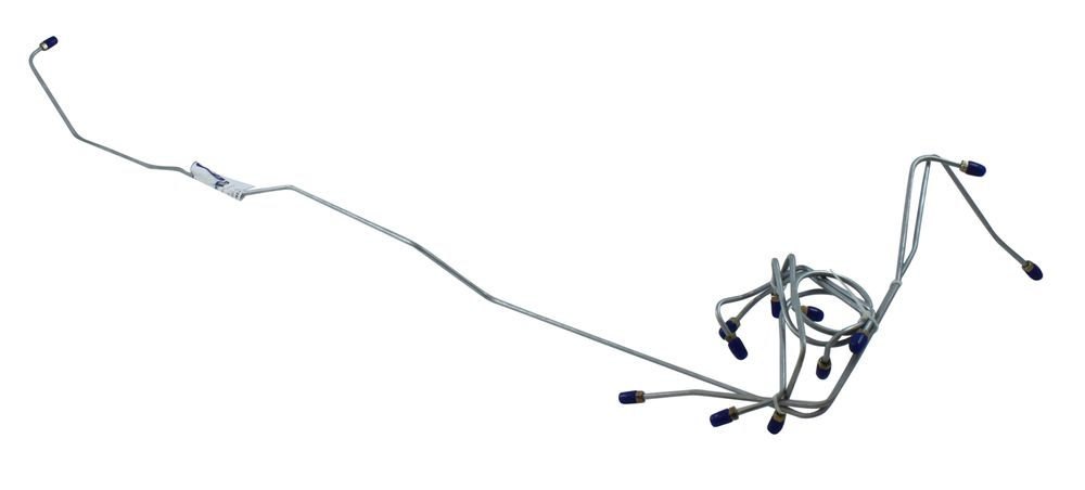 Brake line Mustang front GT 65-66, 6 pc