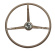 Steering wheel 65-66 Parchment
