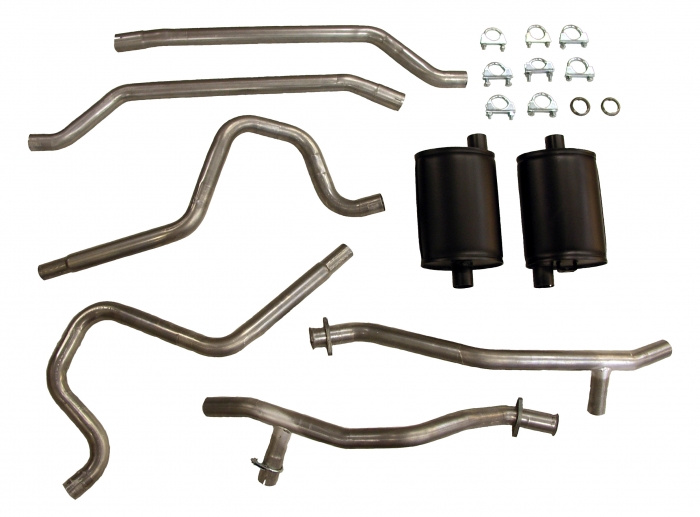 Avgassystem Mustang SB 64-70 Dubbelt 2