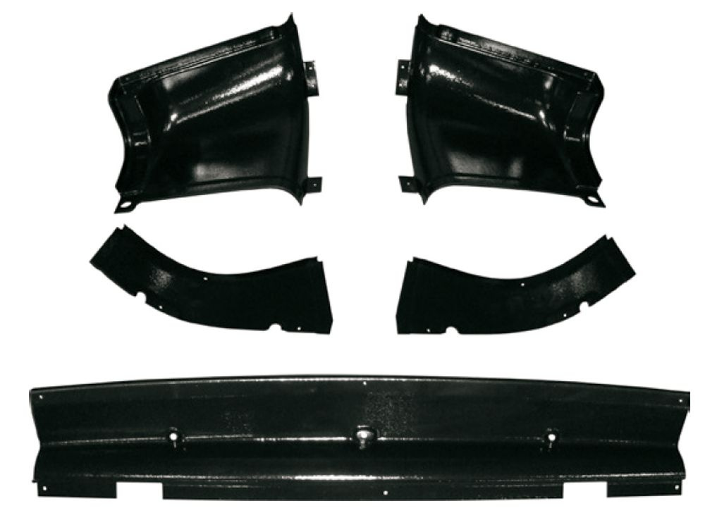 Trim panels rear upper 65-66 FB set/5