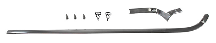 Prydnadslist Instrumentpanel Mustang 64-65 H�ger