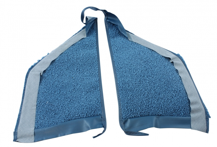Kick panel carpet 65-66 CP/FB Blue 09