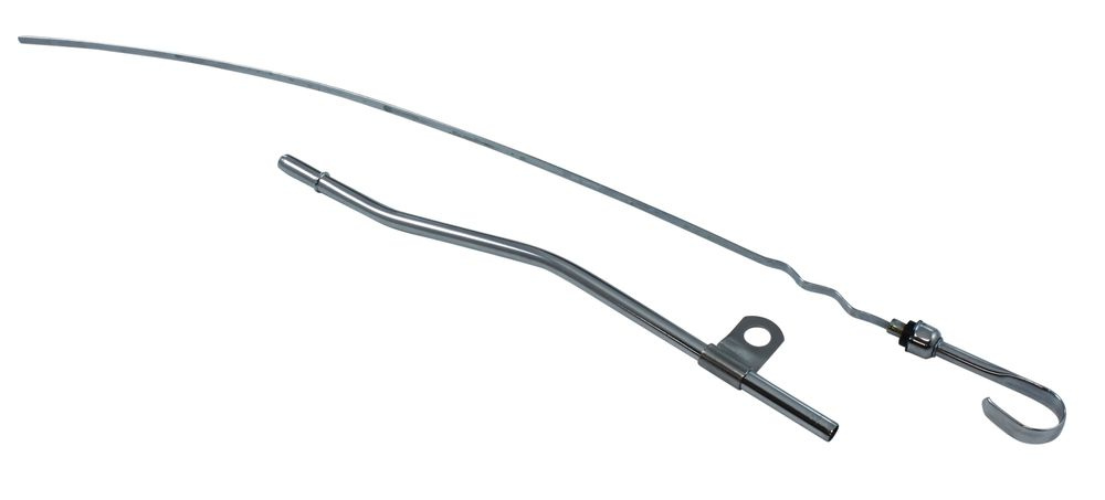 Oil dip stick Ford SB chrome