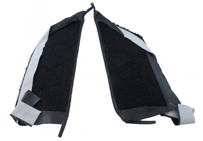 Kick panel carpet 65-66 CV black