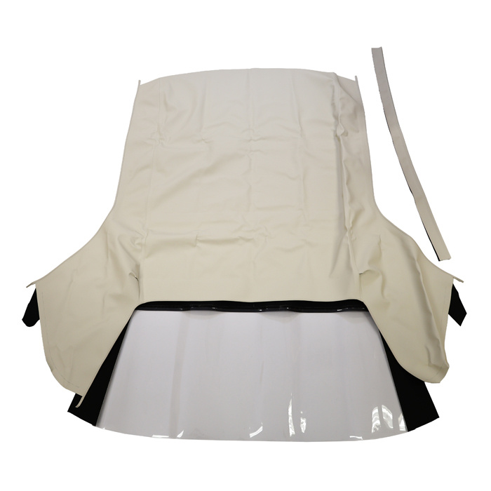 Convertible top w.plastic curtain 65-66
