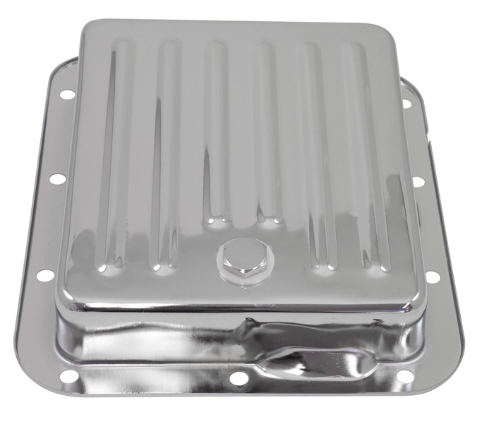 Oil pan chrome C4 A/T w/drain