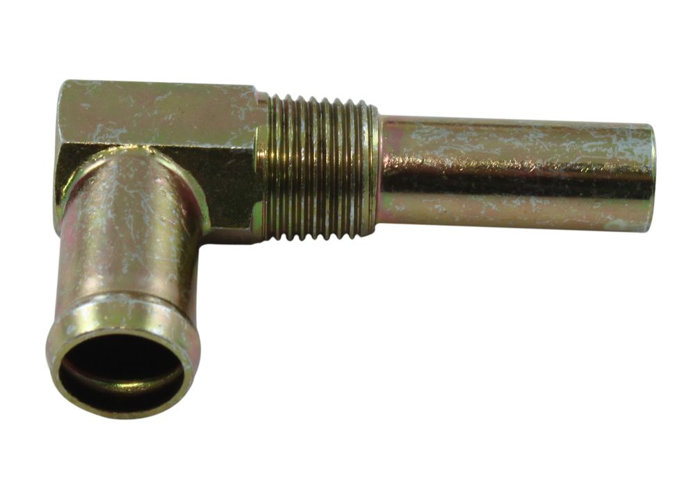 Vinkelnippel v�rmeledning Ford SB 64-73 Zink