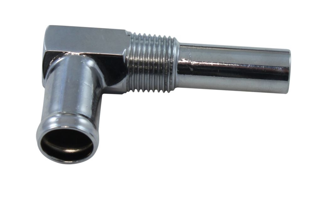 Elbow Heater Hose SB 64-73, Chrome