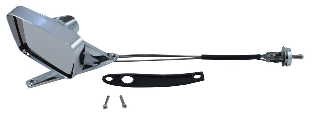 Rear view mirror Door 67-68 remote LH