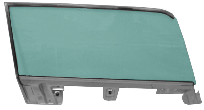 Glas (tonat) d�rr med ram & h�llare 67-68 CP H�