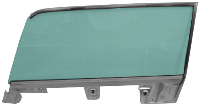 Glas (tonat) d�rr med ram & h�llare 67-68 CP V�