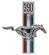 Emblem Fender Pony 390 67-68 RH