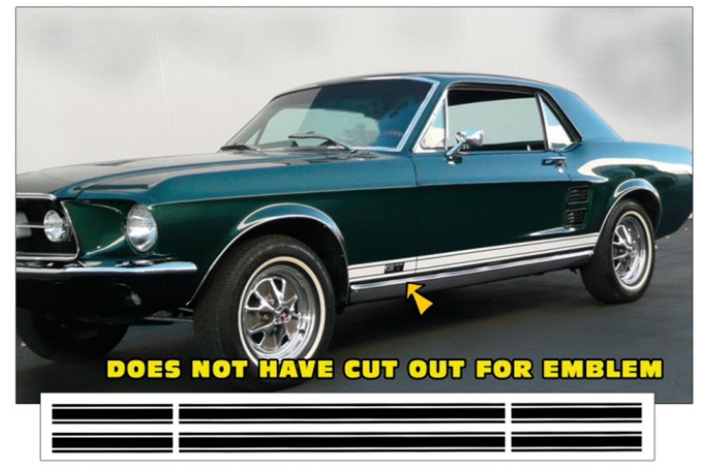 Stripe kit 67 GT Black