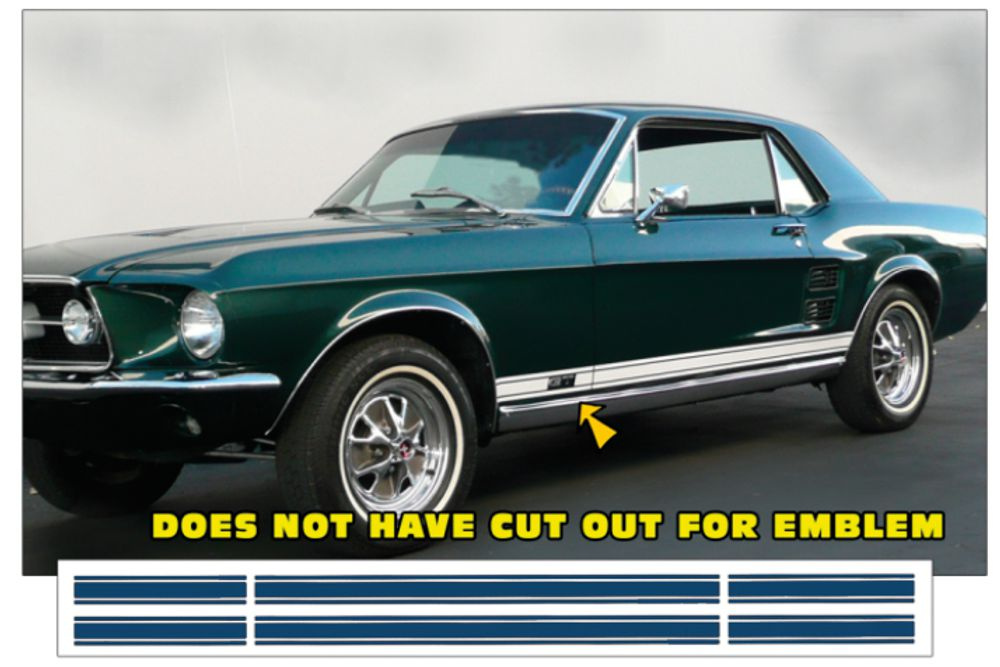 Stripe kit 67 GT blue