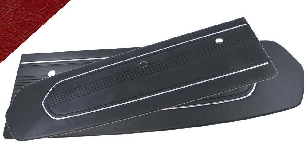 Door panels 67 Std, red