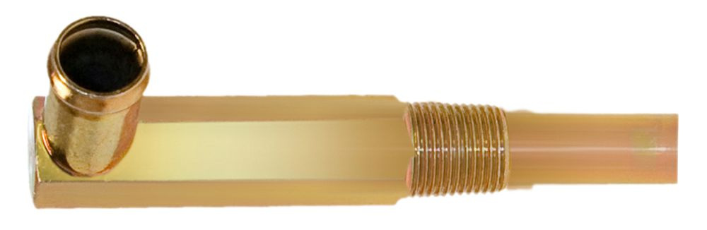 Vinkelnippel v�rmeledning Ford BB 67-70 Zink