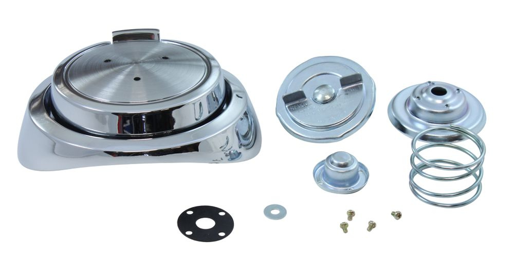 Gas cap pop-open 67-68 w/o emblem