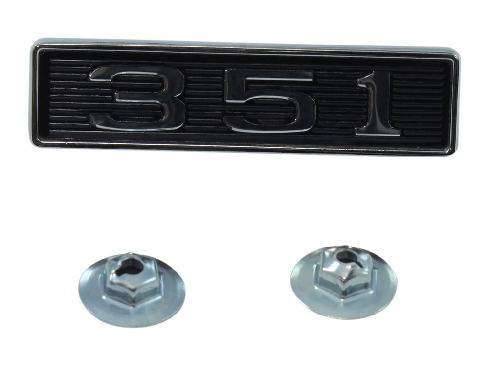 Emblem Air intake Hood 351 1969