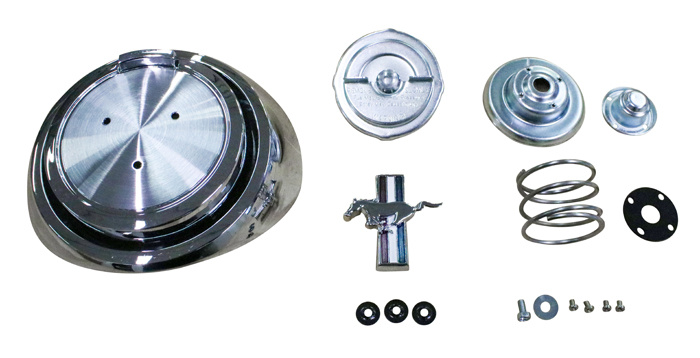 Gas cap pop-open De Luxe 69 With emblem