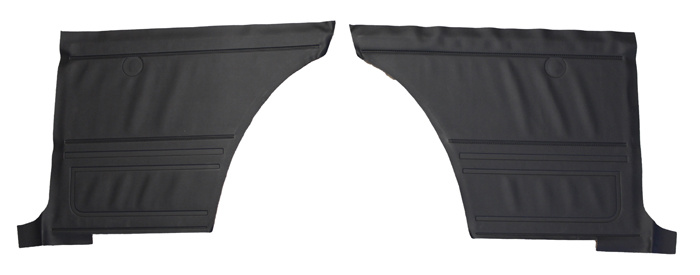 Rear side panels Camaro 67 black