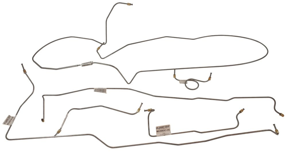 Brake line kit Must.64-65 drum 2 x exh