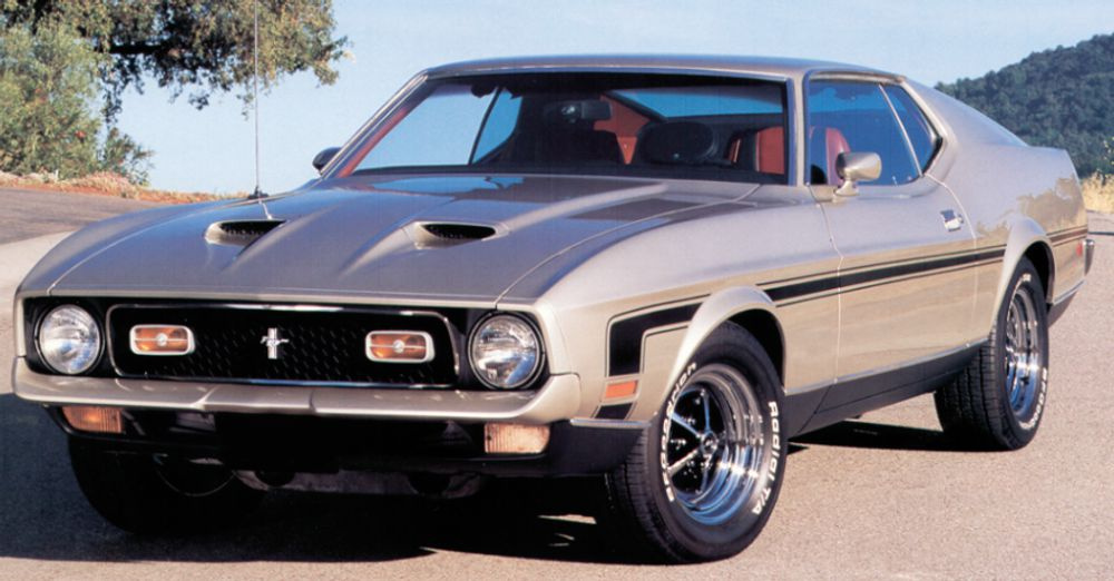 Stripe kit body sides 71-73 Mach 1 black