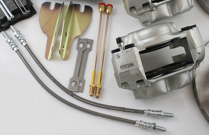 Skivbromssats fram PV/Duett 1947-60