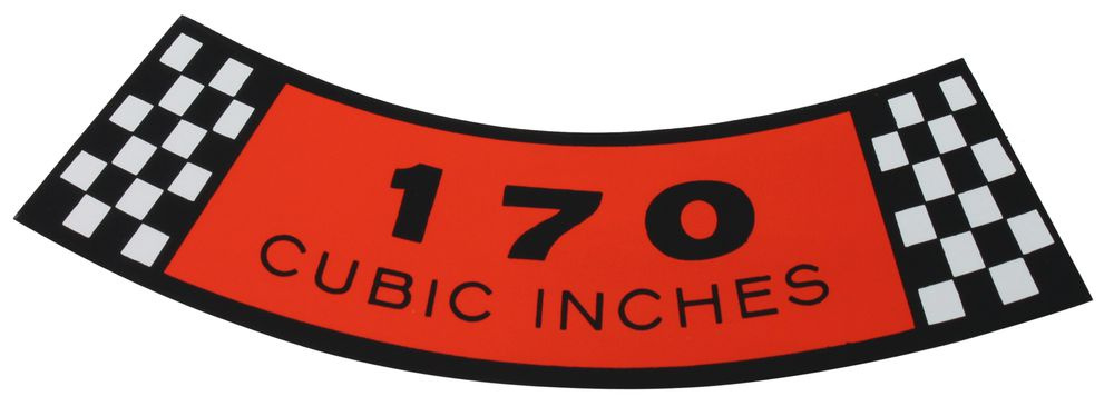 Dekal Luftfilter Ford 170 cu 62-65