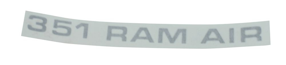 Dekal scoop 351 Ram Air 71-72 silver