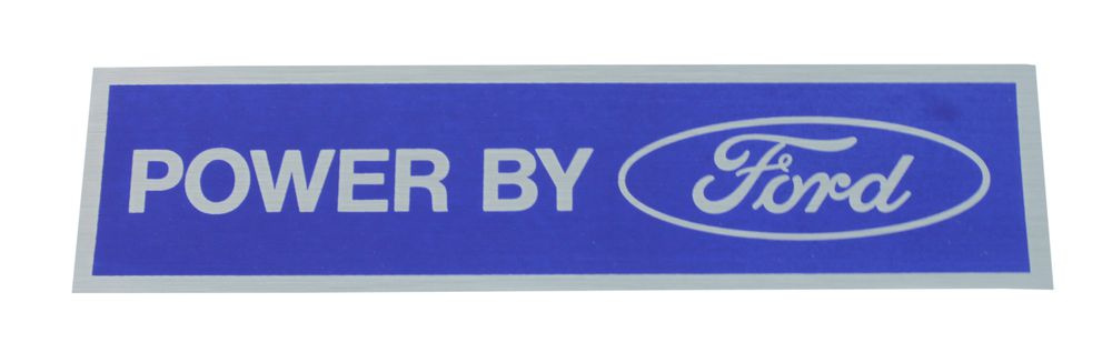 Dekal Power by Ford ventilk�pa silver