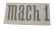 Decal deck lid  Mach1 black text 71-72