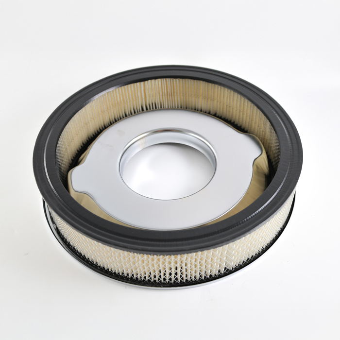 Luftrenare V8 krom, Edelbrock 14