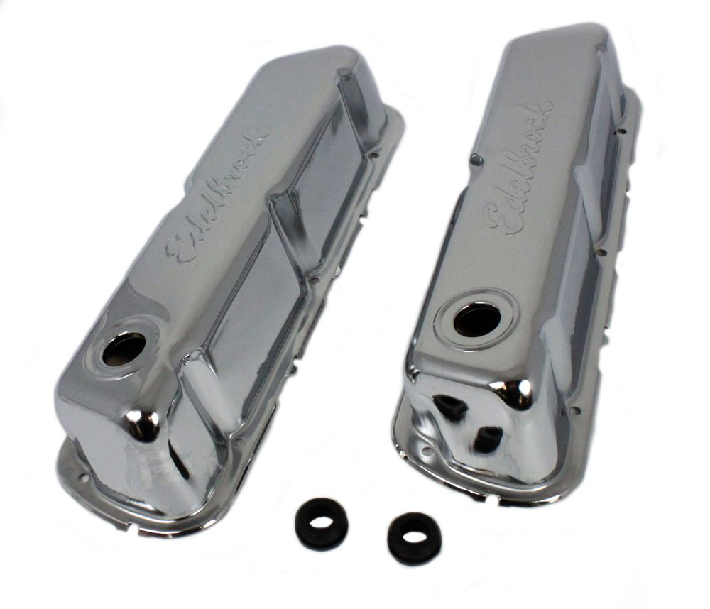 Ventilk�pa Edelbrock krom