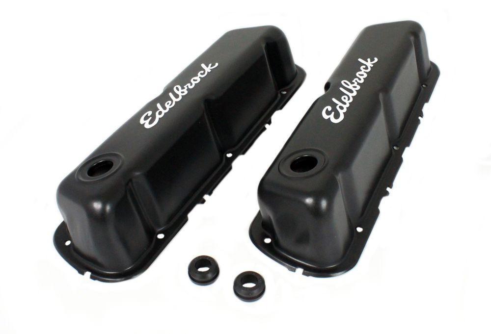 Valve cover, Edelbrock black