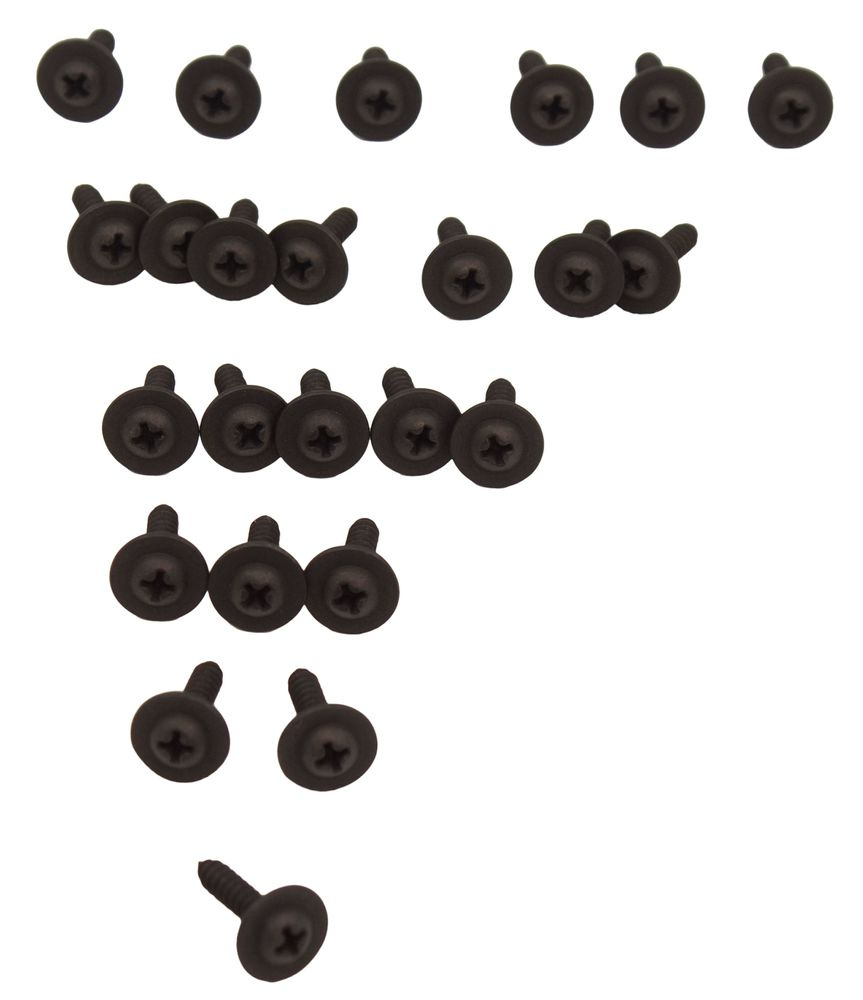 Skruvsats Ram Air plenum mot huv 71-73