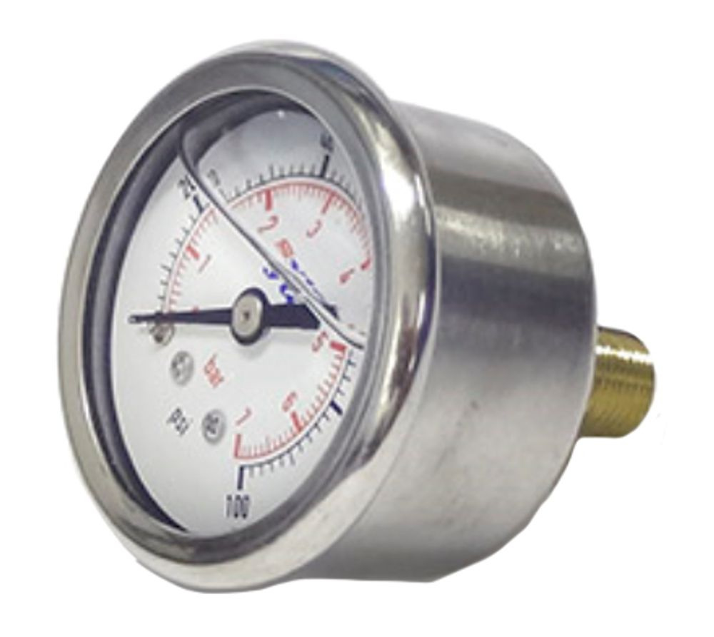 Manometer graderad 0-15psi - 0-1kg universal