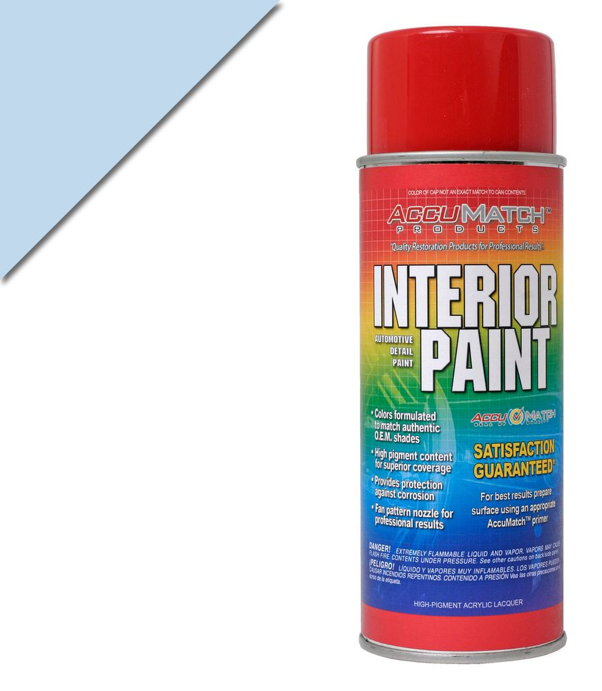 Interior paint light blue metallic
