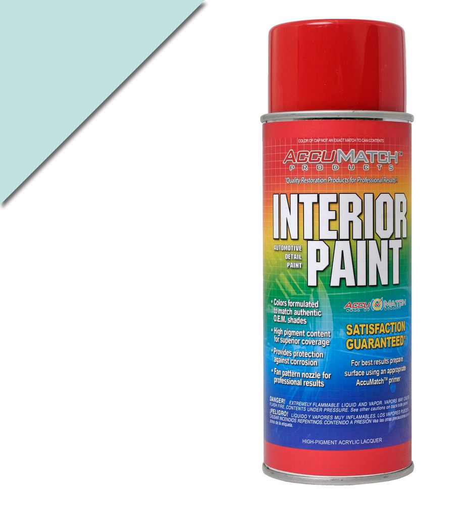 Interior paint 65-66 Pony Light Aqua Met