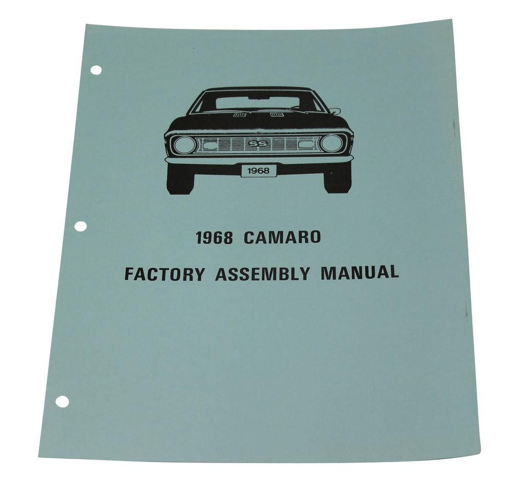 Assembly Manual Camaro 68