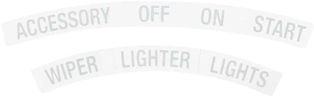 Dekaler instrumentpanel Camaro/Firebird 1967