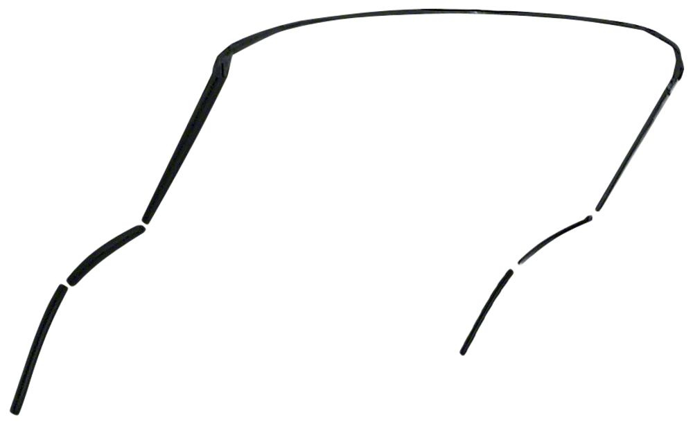 Gummilistsats Topp 67-69 Camaro/F-bird CV