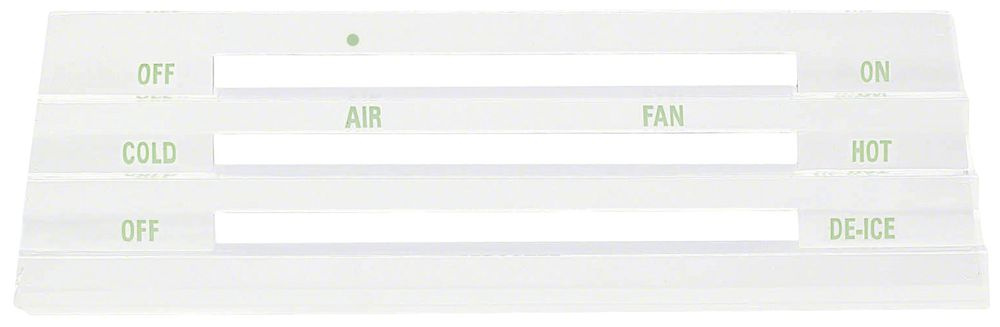 Dekal v�rmereglage Camaro/Firebird 68 utan AC