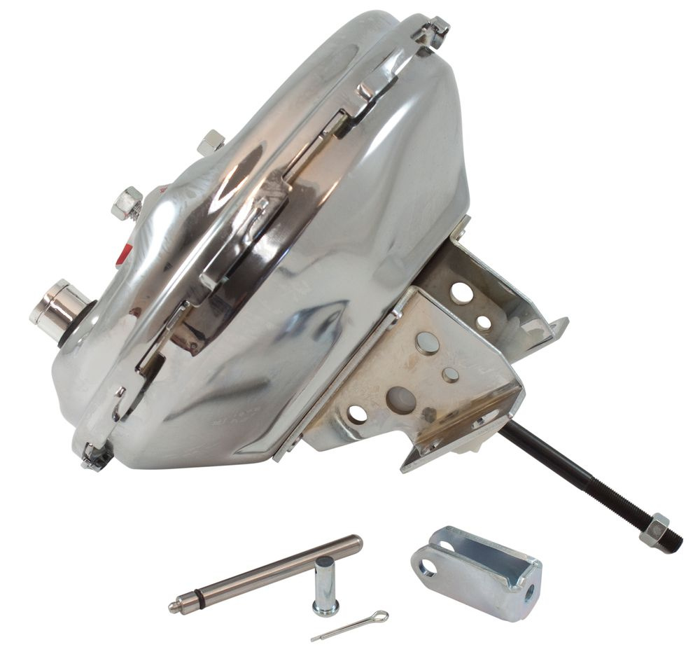 Brake booster GM A/F body 67-72 Chrome