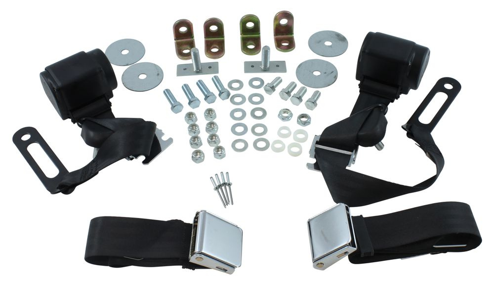 S�kerhetsb�lte 3 punkt svart, Rullb�lte